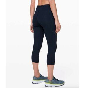Lululemon Speed Up Crop 21" Leggings, True Navy